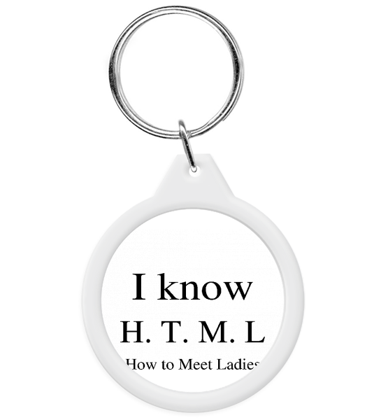 Брелок "H. T. M. L"