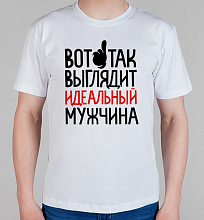 Мужская футболка Идеальный мужчина