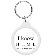 Брелок H. T. M. L