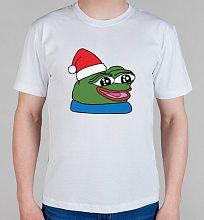 Мужская футболка Pepe happy new year