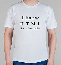 Мужская футболка H. T. M. L