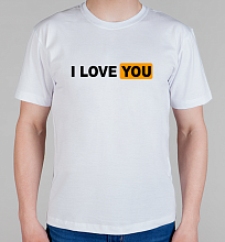 Мужская футболка I love you (ph edition)