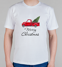 Мужская футболка Merry Christmas 2022